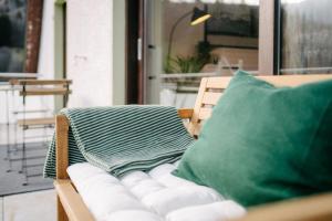 Posezení v ubytování Ferienwohnung Waldgeflüster