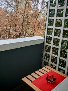 Balkón nebo terasa v ubytování Azulejo Apartment