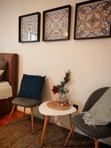 Posezení v ubytování Azulejo Apartment