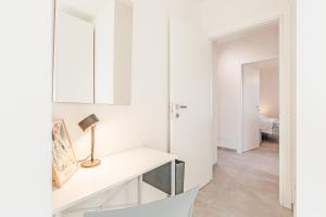 Postel nebo postele na pokoji v ubytování Bellaria Palace - Near the city of Ferrari