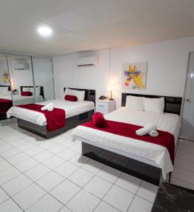 Postel nebo postele na pokoji v ubytování Hotel Vista Verde