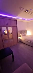 Postel nebo postele na pokoji v ubytování 1 Room Apartment Plopeni