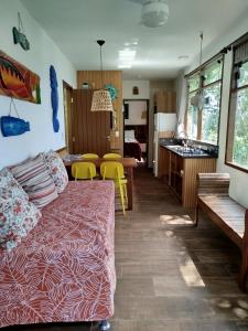Kuchyň nebo kuchyňský kout v ubytování Pousada Ecomar