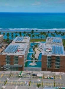 Γενική θέα στη θάλασσα ή θέα στη θάλασσα από  αυτό το ξενοδοχείο διαμερισμάτων