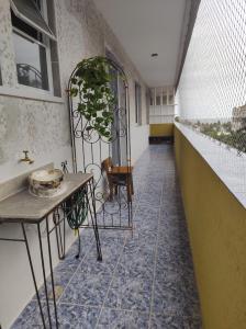 Balkoni atau teres di Camarote Gonzaga - local mais vibrante de Santos