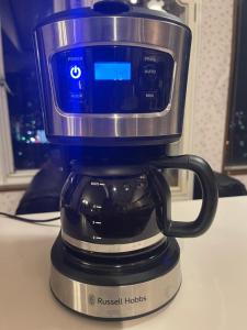 a food processor sitting on top of a counter at Satsuma vacation Bougainvillea cafe in Kagoshima
