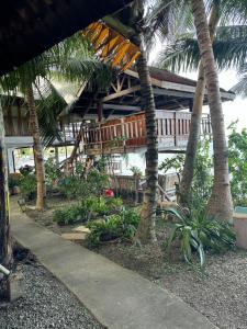 Zahrada ubytování Villa Naatang Bohol Beach House 1