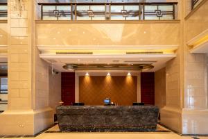 Vstupní hala nebo recepce v ubytování 上海戴斯温德姆酒店 Shanghai Days Wyndham Hotel