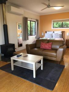 Posezení v ubytování ecoRidge Hideaway