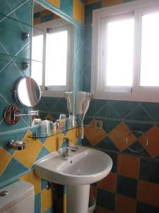 Koupelna v ubytování Boutique Hotel Pueblo