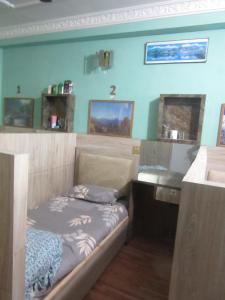 Voodi või voodid majutusasutuse Sara's Backpackers Hotel toas