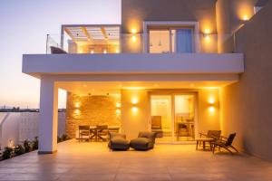 Posezení v ubytování Thalassa Suites