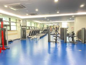 Fitness centrum a/nebo fitness zařízení v ubytování KM Home