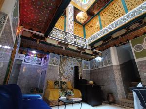 Posezení v ubytování Riad Safir Fes Deluxe