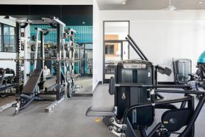 Γυμναστήριο ή/και όργανα γυμναστικής στο Redondo Beach 1BR w Pool Gym WD nr Beach LAX-616