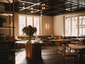 Restoran või mõni muu söögikoht majutusasutuses Landgasthof Riehen Hotel and Restaurant, Basel