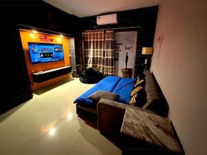 Гостиная зона в Hostel by zooFamily