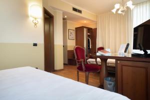 TV a/nebo společenská místnost v ubytování Hotel Alga