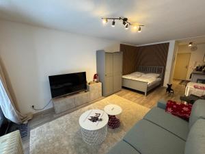 Katil atau katil-katil dalam bilik di Apartment Maja unmittelbar an der Skipiste
