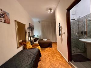 Koupelna v ubytování B&B CasaMia