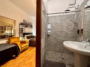 Koupelna v ubytování B&B CasaMia