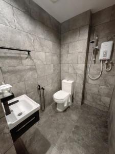 Koupelna v ubytování Galaxy Hotel Bandar Perda