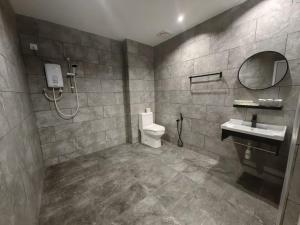 Koupelna v ubytování Galaxy Hotel Bandar Perda