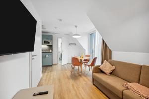 Köök või kööginurk majutusasutuses Limehome Karlsruhe Sophienstr