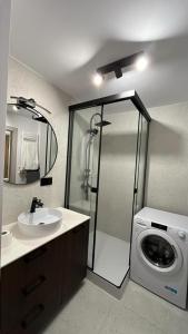 Ένα μπάνιο στο Apartament Kąpielowa