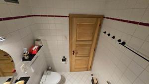 Kúpeľňa v ubytovaní Landhaus Feldingweg