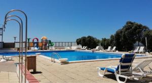 A piscina localizada em Hotel Santo Andre ou nos arredores