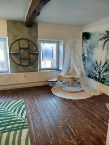 Postel nebo postele na pokoji v ubytování Maison knel + 4 fotografie