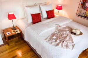 Letto o letti in una camera di Boutique Hotel Seegarten