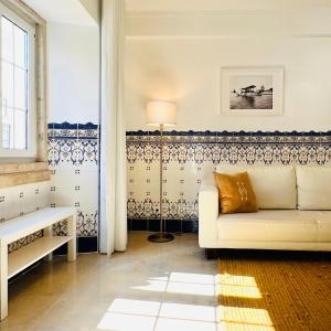 Ένα ή περισσότερα κρεβάτια σε δωμάτιο στο Casa do Aviador