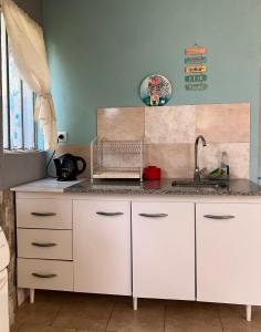 Køkken eller tekøkken på Cabaña Rodar