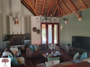 TV a/nebo společenská místnost v ubytování Zebula Golf and Wildlife Estate - Kudu's Bark Pax 12 - Moi Signature Luxury villa