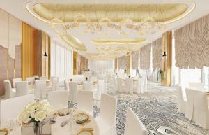 Restavracija oz. druge možnosti za prehrano v nastanitvi Velero Hotel Doha Lusail + 37 fotografij