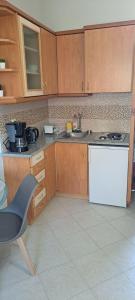 Η κουζίνα ή μικρή κουζίνα στο Stavros Marillia Apartment with porch