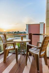 Μπαλκόνι ή βεράντα στο Stavros Kallia Apartment with sea view