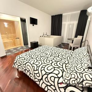 Postel nebo postele na pokoji v ubytování Panta Rei Camere di Charme e Spa