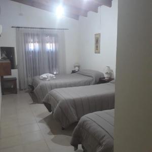 Ένα ή περισσότερα κρεβάτια σε δωμάτιο στο Hotel Andino