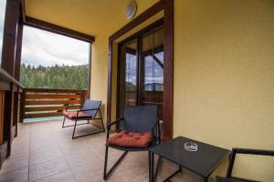 A balcony or terrace at Vila Olympia - Apartmán Olympia 3