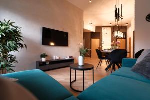 Χώρος καθιστικού στο Laguna Beskidów Resort - Apartament A31