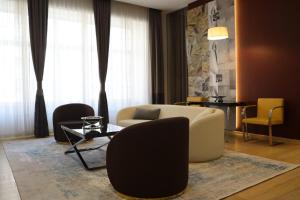 Un lugar para sentarse en Zepter Hotel Belgrade, member of Zepter Hotels