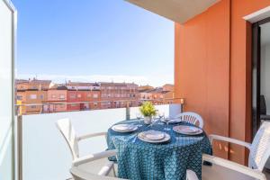 A balcony or terrace at Apart-rent Apartment Mimoses 0052