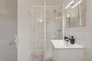 Kúpeľňa v ubytovaní Budget spacious apart with terrace