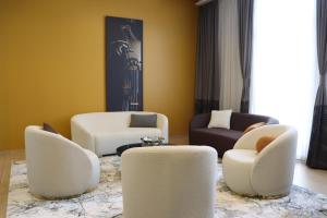 Un lugar para sentarse en Zepter Hotel Belgrade, member of Zepter Hotels