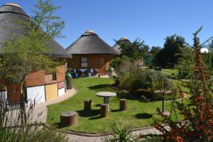 A garden outside African Sun Guest House