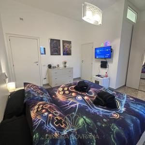TV a/nebo společenská místnost v ubytování Dimora Sovrana- Gaming Rooms