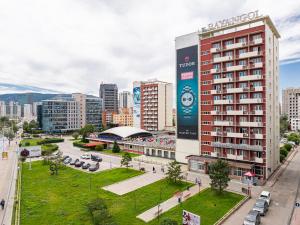 Nespecifikovaný výhled na destinaci Ulánbátar nebo výhled na město při pohledu z hotelu